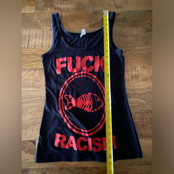 Fishbone Eff F F*ck Racism Tank Top Sleeveless Concert Tee Shirt Women’s Adult S - Picture 6 of 6